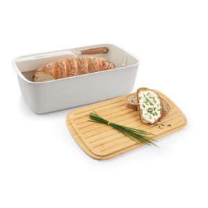 Brotdose ONLINE 42×23,5x15cm mit Messerhalterung