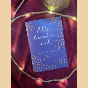 Notizbuch von Farbflausen „Alles bisschen viel“